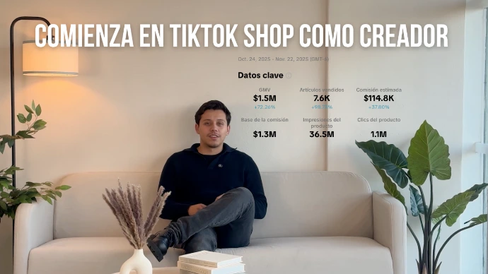 Comienza en TikTok Shop como Creador